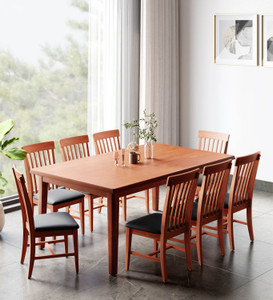 Godrej Interio Feast Engineered Wood 8 Seater Dining Table Price in ...