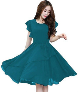 Short frock 2025 in black colour