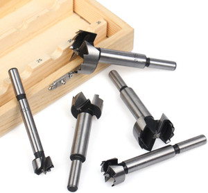 KAVYA TOOLS POWER 5pcs Wood Hole Saw Cutter Forstner Wood Drill Bit Set ...