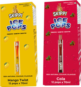 Skippi Ice Pops Cola And Mango Flavour Pack Of 12 12 Price In India 