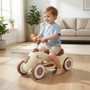 R for Rabbit Speedster Zoomy Push Ride-on with Ergonomic Seat
