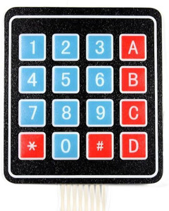 4x4 Matrix Array 16 Key Membrane Switch Keypad Keyboard Module For Arduino Projects