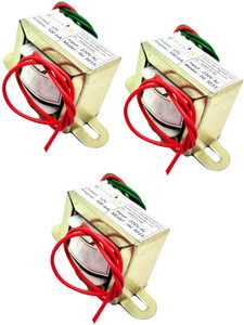 INVENTO 3Pcs 12V 0.5A 500mA 12-0-12 Transformer Copper Winding 220VAC