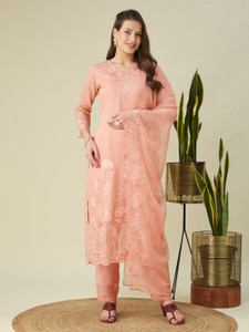 Colors of Earth Women Kurta Pant Dupatta Set - Buy Colors of Earth ...