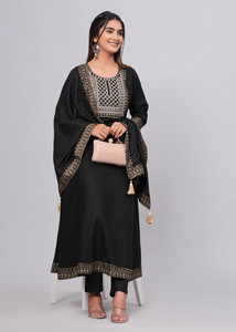 Bunai Dhaga Women Kurta Palazzo Dupatta Set - Buy Bunai Dhaga Women