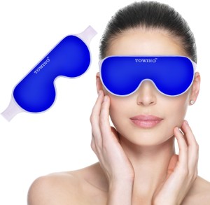 Towino Cooling Gel Relaxing Eye Mask For Dark Circles Dry Eyes Cooling Eyes Pain Relief