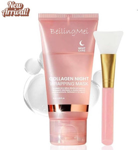 BEILINGMEI Korean Collagen Gel Night Mask for Deep Hydration & Glow