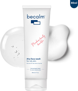 Becalm Airy Face Wash for Oily Skin 80ml - Image 6