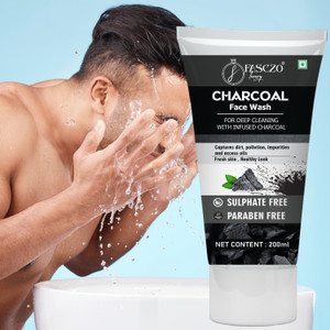 Fasczo Charcoal Daily FaceWash For Healthy & Hydrated,' Keeps Skin