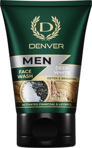 Shopsy DENVER Deep White Facewash With Activated Charcoal and Licorice - Image 1