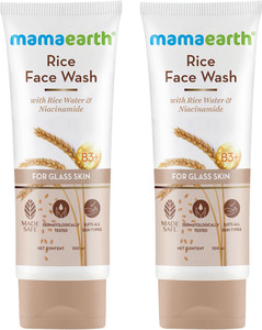 Mamaearth Rice With Rice Water & Niacinamide for Glass Skin Face Wash - Price in India, Buy Mamaearth Rice With Rice Water & Niacinamide for Glass Skin Face Wash Online In India, Reviews, Ratings & Features | Shopsy.in - Image 1