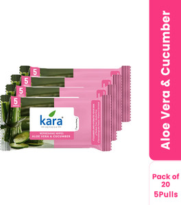 KARA Aloe Vera & Cucumber Refreshing Facial Wet Wipes | Cooling