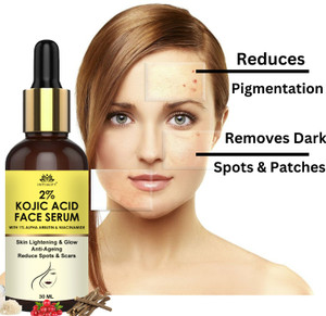 INTIMIFY 2% Kojic Acid Face Serum for Skin Brightening & Lightening