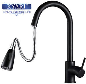 Kyari Hot Cold Water Premium Kitchen Sink Mixer Single Lever Pull Out 2 Mode Tap For Kitchen