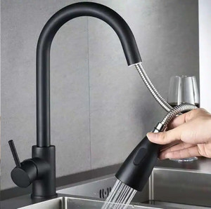 Kopter Single Lever Premium Hot Cold Water Kitchen Sink Mixer Pull Out Mode Tap Kitchen