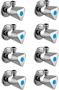 Gold Bell Bathroom Faucets SS Angle Valve Cock (Chrome) - Set of 8 ...