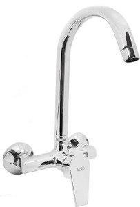 Spazio Aria Brass Heavy Single Lever Sink Mixer Kitchen Tap For Hot Cold Water With Degree