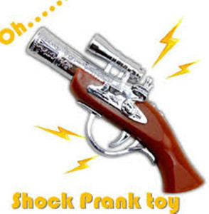 MADDYGROUP Shocking Prank Antique Gun|3 in 1-Shocking,Torch & Laser