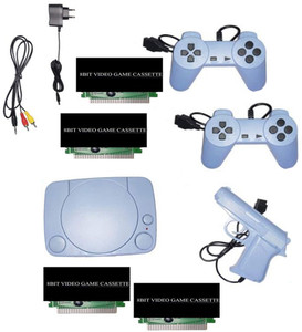 lightgaming cassette 8bit 4 with TV Classic video game console