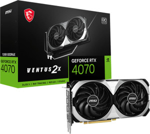 MSI GeForce RTX 4070 VENTUS 2X 12G OC GDDR6X 12 GB NVIDIA Chipset