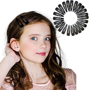 Blue - Handmade Thread Work Tik-Tak Hair Clips (Set of 2) main image 1