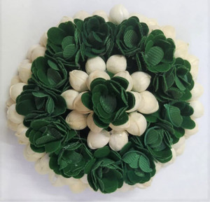 Gajra Per Capelli Con Fiori Artificiali Per Donna Gajra Per - Foto 14