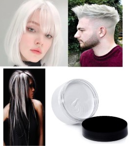 YAWI Best Instant Hairstyle Temporary Hair Color White Wax for Men and  Women , white - Price in India, Buy YAWI Best Instant Hairstyle Temporary  Hair Color White Wax for Men and
