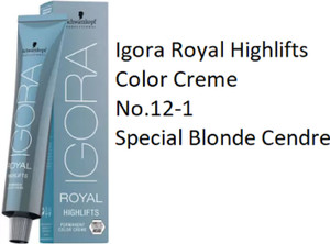 Schwarzkopf Professional Igora Royal Highlifts Hair Color Creme No Special Blonde Cendre