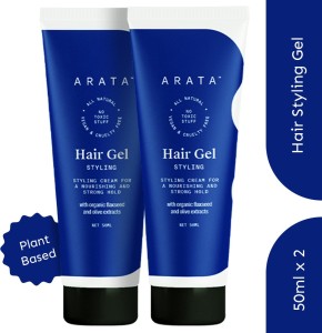 ARATA Natural Hair Gel for Studio Styling, Shaping, Strong Hold Hair Gel  Hair Gel - Price in India, Buy ARATA Natural Hair Gel for Studio Styling,  Shaping, Strong Hold Hair Gel Hair