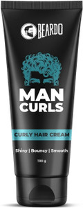BEARDO Man Curls Curly Hair Cream Define & Enhance Curls with Natural