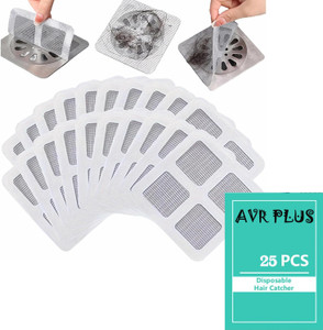 AVR PLUS 25Pcs Bathroom Drain Cover Hair Catcher Drainage Jali Kitchen ...