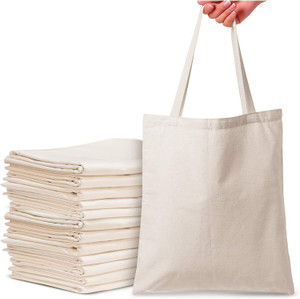 Tote Bag Plain Cotton Bag for Shopping Printing Decoration