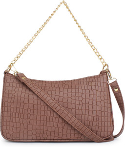 Cara Bow Shoulder Bag - Brown