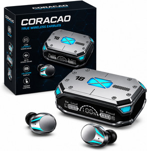 Shopsy Coracao 48Hrs TWS Earbuds with LED Display, Bluetooth Calling, - Image 1