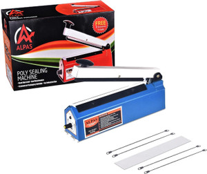 Alpas 10 Inch Poly Sealing Machine for Plastic, Pouch & Food Bag, Ideal ...