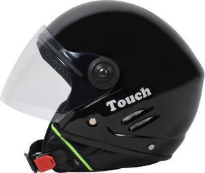 NHC BLACK TRACK HALF FACE MOTER BIKE HELMET Motorbike Helmet Price