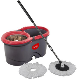 Pigeon Shine Mop Deluxe With Stainless Steel Spinner Wet & Dry Mop ...