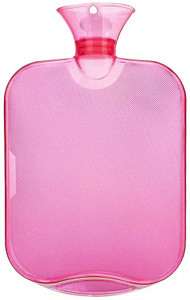 MedFest High Density Transparent PVC Hot Water Bag Bottle For Joint Muscle Pain Relief Non
