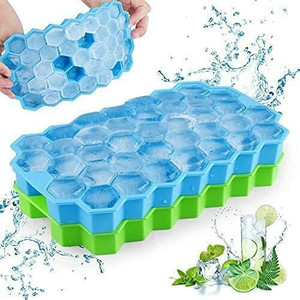 Hitvik Multicolor Silicone Honeycomb Ice Cube Tray - Image 3