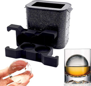 KARP Crystal Clear Ice Ball Maker-2.5 Inch Large Round Clear Ice