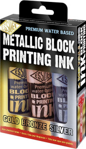 Essdee Premium Water-Based Block Printing Inks - Metallic Bronze, 100 Ml Tube | BLICK Art Materials