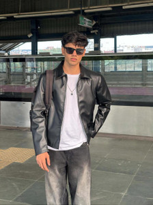 UrbanSkull Full Sleeve Solid Men Jacket - Buy UrbanSkull Full Sleeve Solid Men Jacket Online at Best Prices in India | Shopsy.in - Image 1