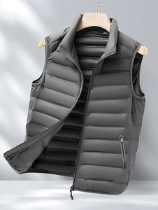 Lripsome Men Sleeveless Self Design Jacket - Image 3