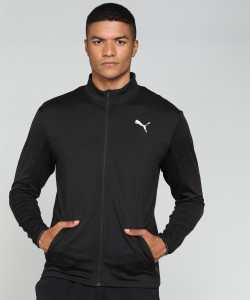 Puma men's cotton track jacket hotsell
