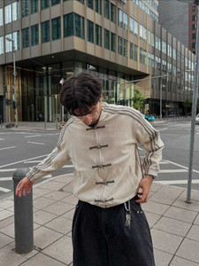 Shopsy Woldest Full Sleeve Striped Jacket - Image 1