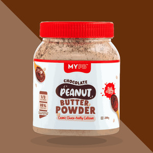 MYPB Chocolate Peanut Butter Powder Spread | Gluten &amp; Cholesterol Free ...