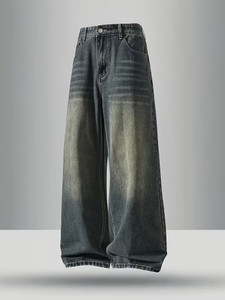Shopsy Men Blue Baggy Fit Jeans - Image 1