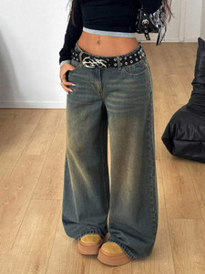 Shopsy HUNTER & HAYES Baggy Fit Women Blue Jeans - Image 1