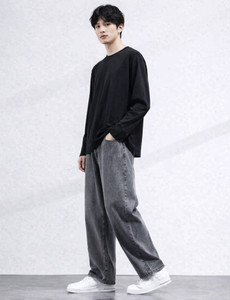 Shopsy CABRRR Loose Fit Men Grey Jeans - Image 1