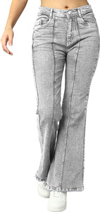 Jeans NIFTY Donna Slim Fit - Vita Alta, Denim, Lunghezza Interna Gamba 71 Cm
